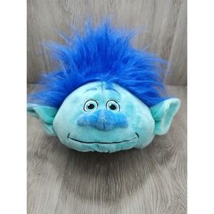 Pillow Pet Dreamworks Branch‎ Troll Movie 2016 Teal Blue Plush Toy